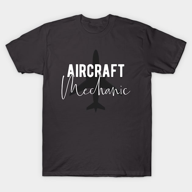 Aircraft Mechanic Airplane Fan Gift Idea T-Shirt by BlueTodyArt